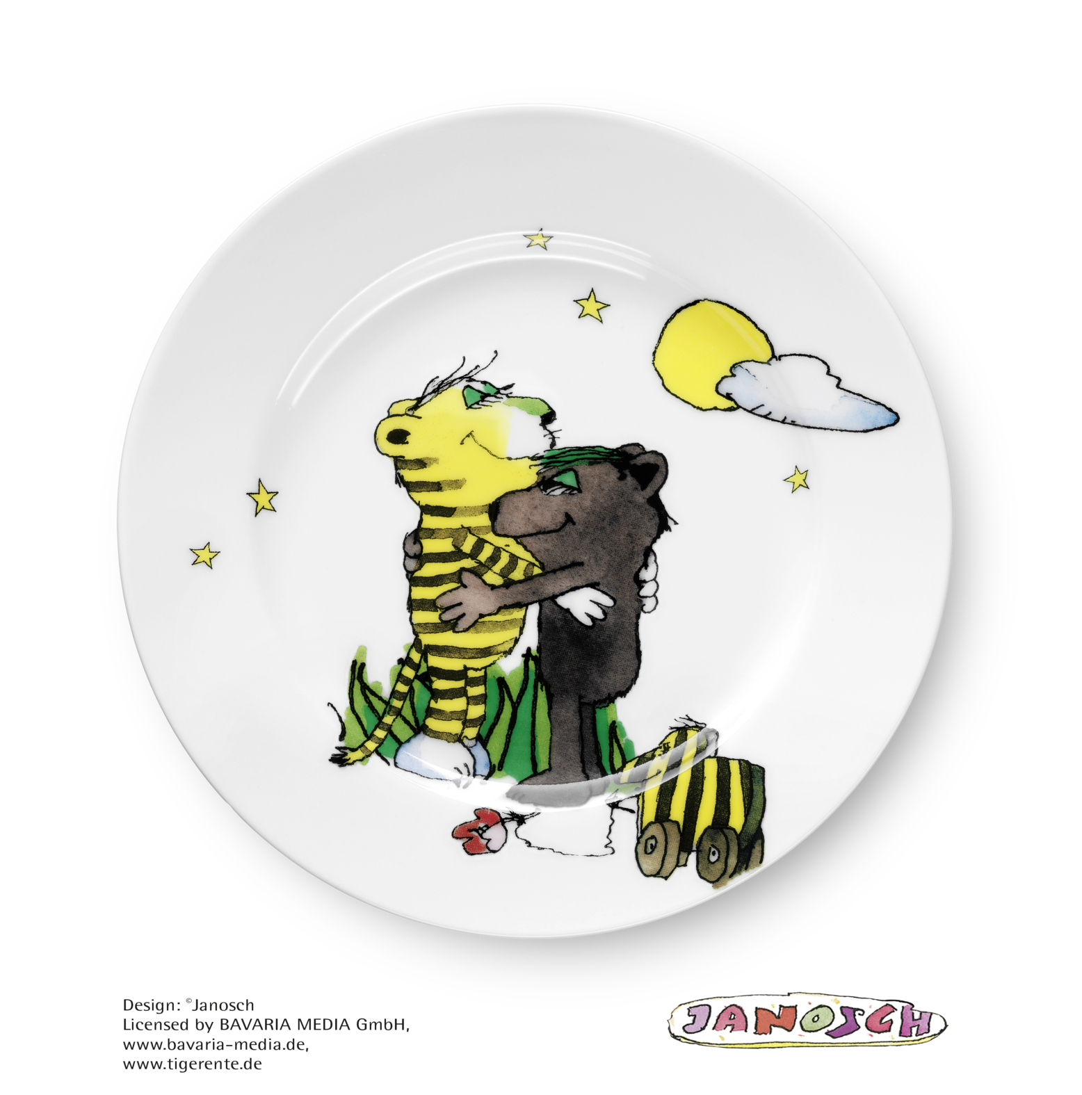 WMF KindergeschirrSet Janosch weiss 6tlg, 1 Set