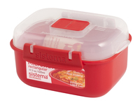 sistema® Mikrowellendose rot 525,0 ml, 1 St. sistema® Mikrowellendose rot 525,0 ml, 1 St.
