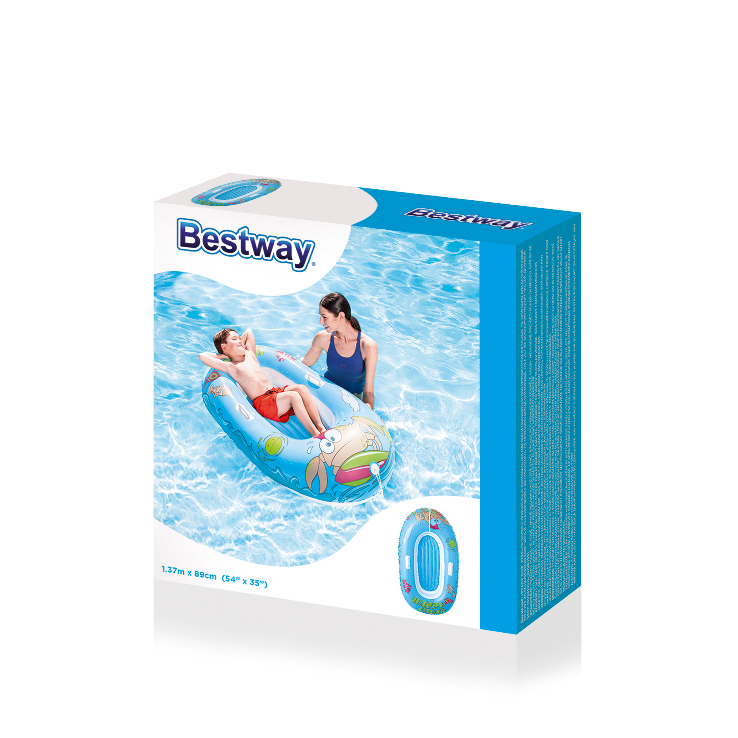 Bestway KinderSchlauchboot Krusti farbsortiert