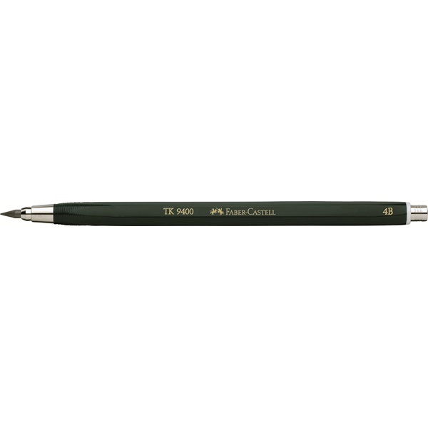 FABER-CASTELL TK® 9400 Fallminenstift gruen 4B 3,15 mm, 1 St. FABER-CASTELL TK® 9400 Fallminenstift gruen 4B 3,15 mm, 1 St.