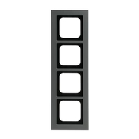 BuschJaeger Abdeckrahmen 1724270 4fach platin