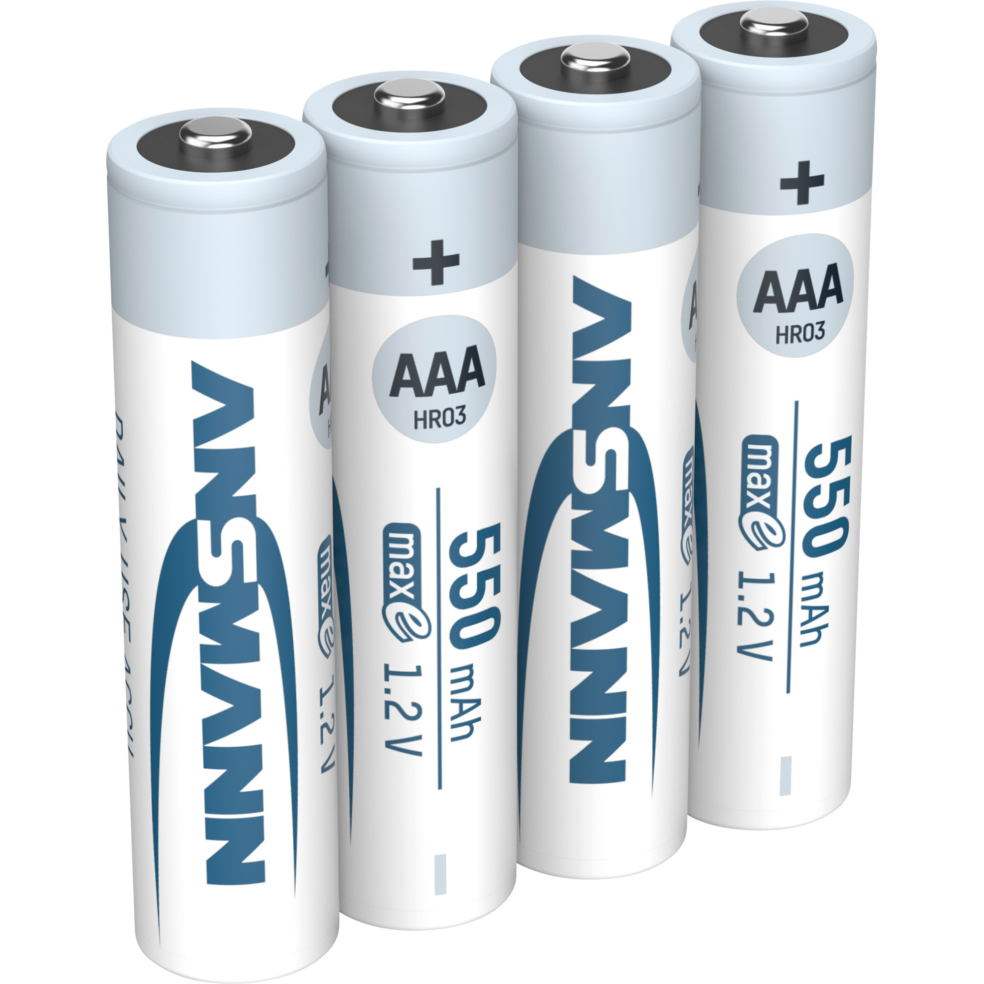 ANSMANN Akkus maxE NiMH Micro AAA 550 mAh, 4 St