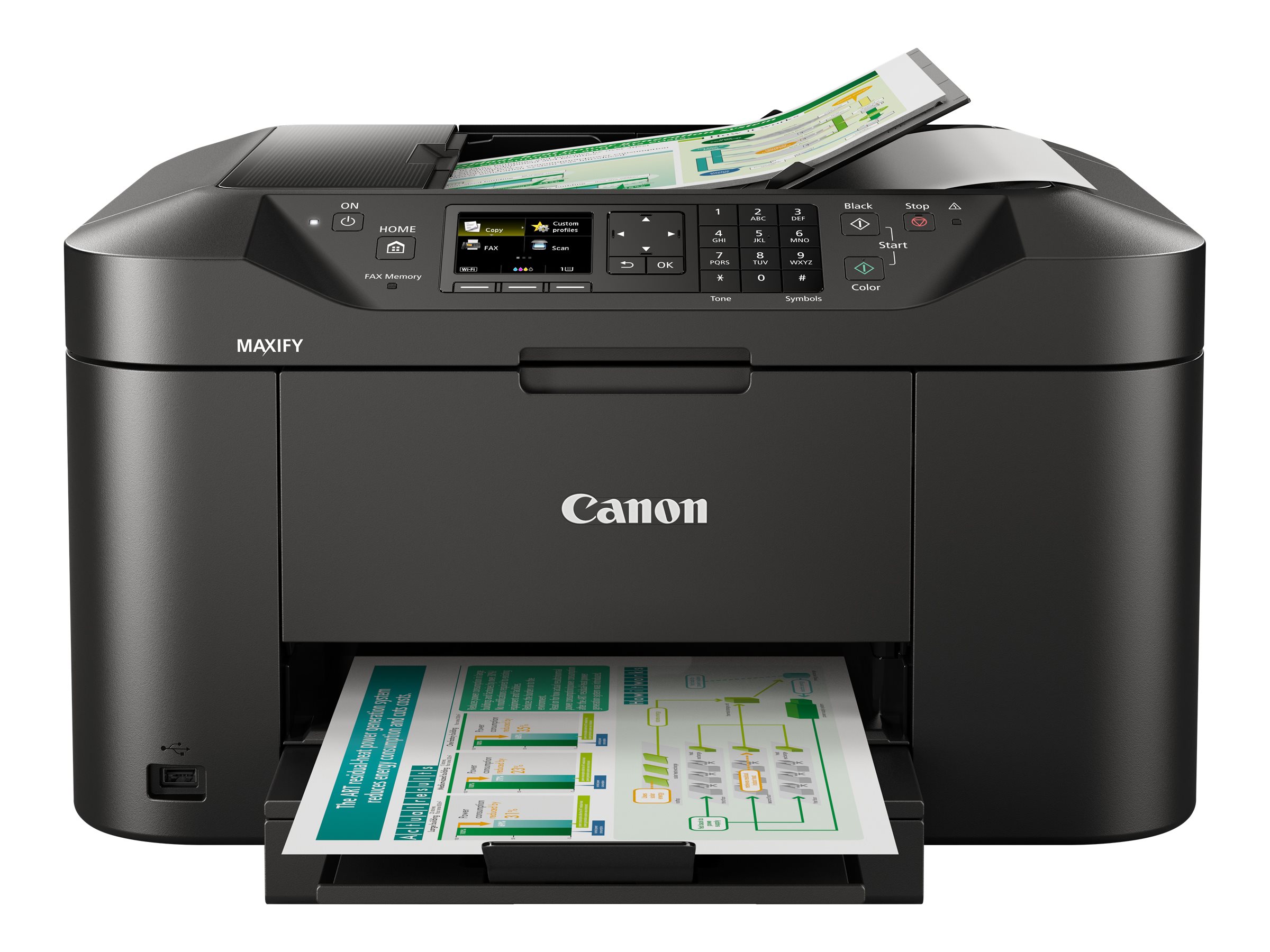 Canon MAXIFY MB2150 4 in 1 Tintenstrahl-Multifunktionsdrucker schwarz