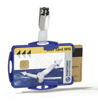 DURABLE Ausweishalter fuer 2 Karten blau 25 St.