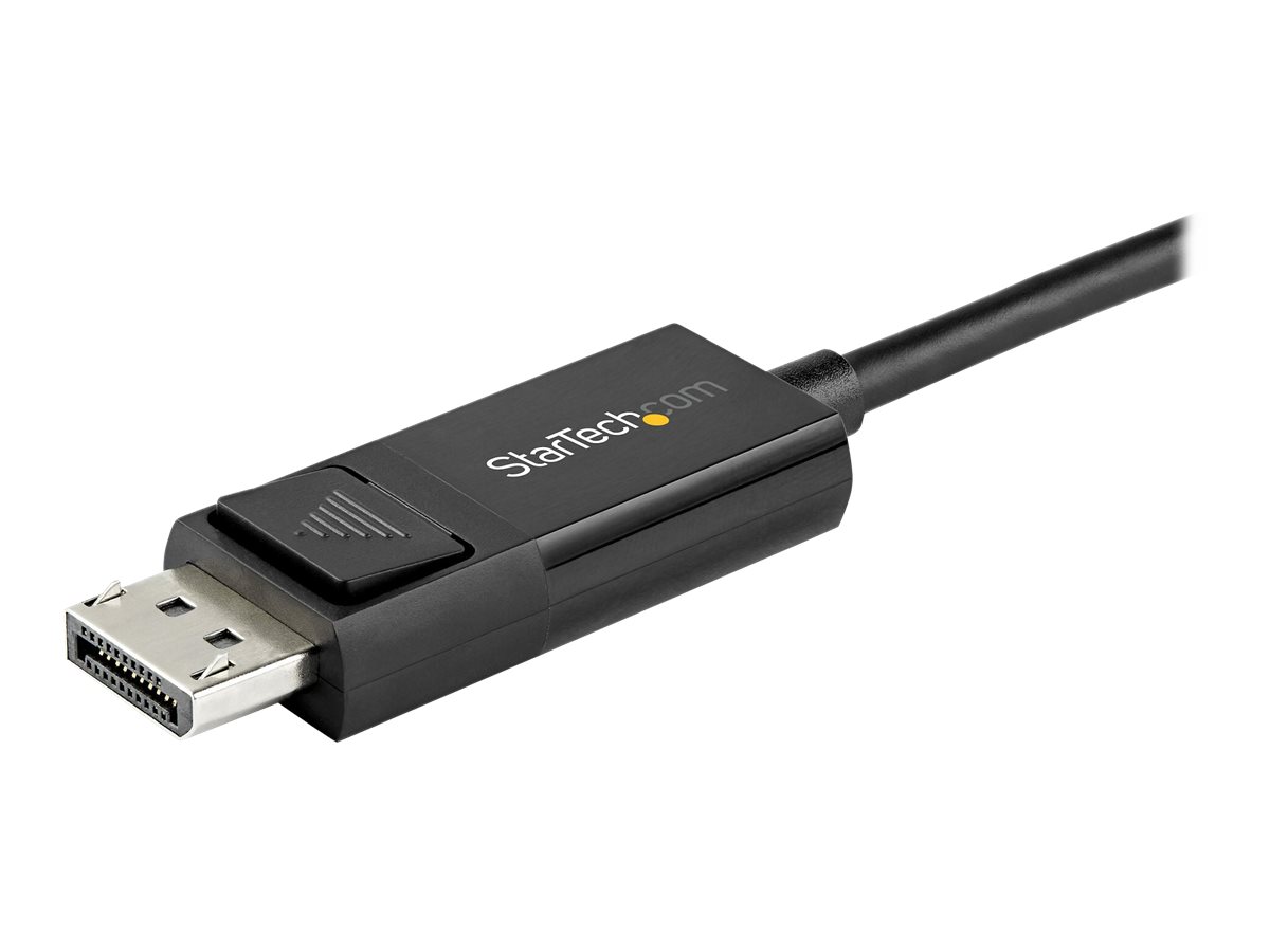 STARTECH.COM 6.6?ft.?2m? USB C to DisplayPort 1.4 Cable Bidirectional?8K 30 HBR3? Thunderbolt 3 /?USB-C Adapter?Cable