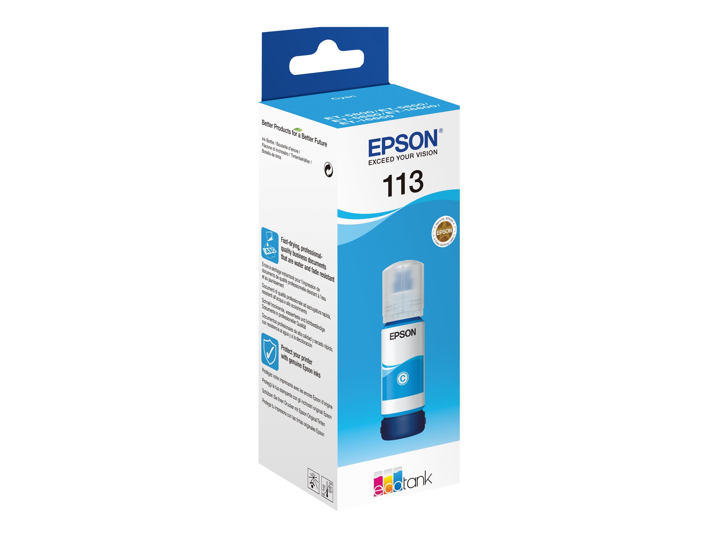 EPSON 113/T06B2 cyan Tintenflasche EPSON 113/T06B2 cyan Tintenflasche