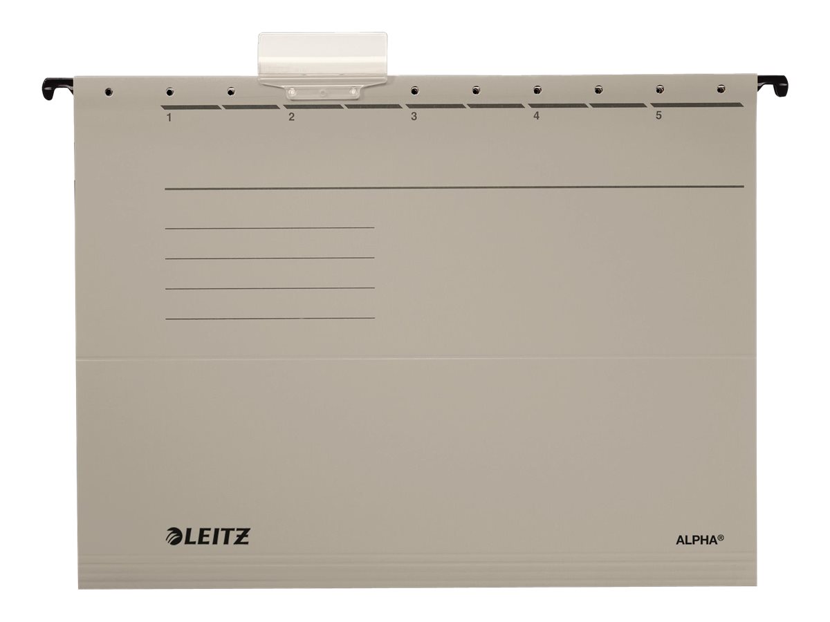 5 LEITZ Haengemappen ALPHA® 1985 grau
