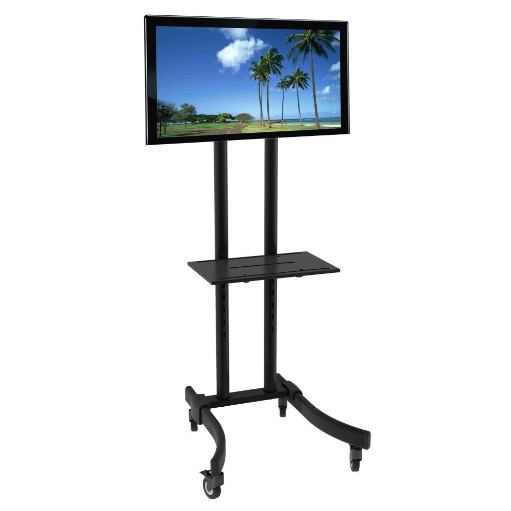 TECHLY TV Wagen fuer Displays Bildschirme LCD LED 81 bis 178cm 3270Zoll fuer Ihre Ausstattung bis 40KG VESA max 600X400