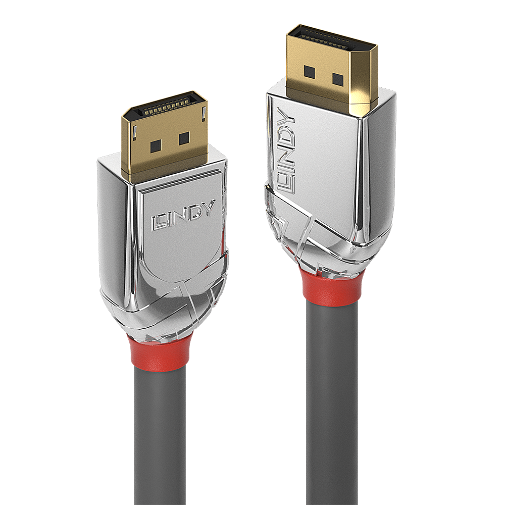 LINDY 1m DisplayPort Kabel Cromo Line Aufloesungen bis zu Ultra HD 4K 3840x2160 60Hz