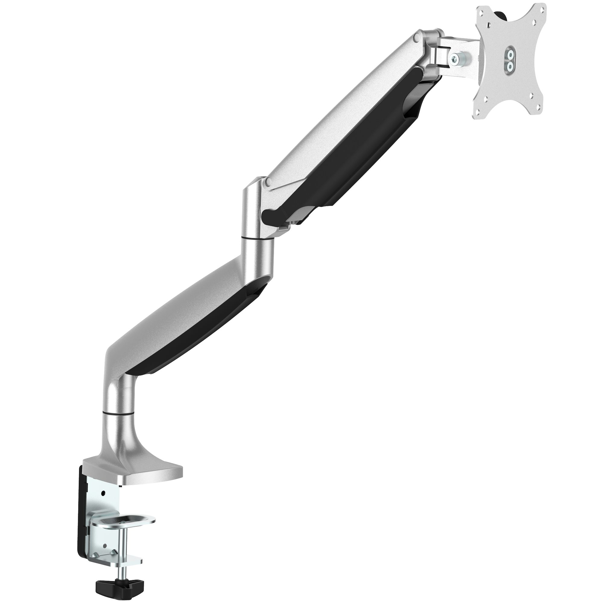 STARTECHCOM Articulating Monitor Arm Single Monitor Stand Monitors up to 81cm32in Aluminum VESA Mount Monitor Desk M