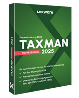 LEXWARE ESD TAXMAN professional 2025 1-Platz Lizenz Download LEXWARE ESD TAXMAN professional 2025 1-Platz Lizenz Download