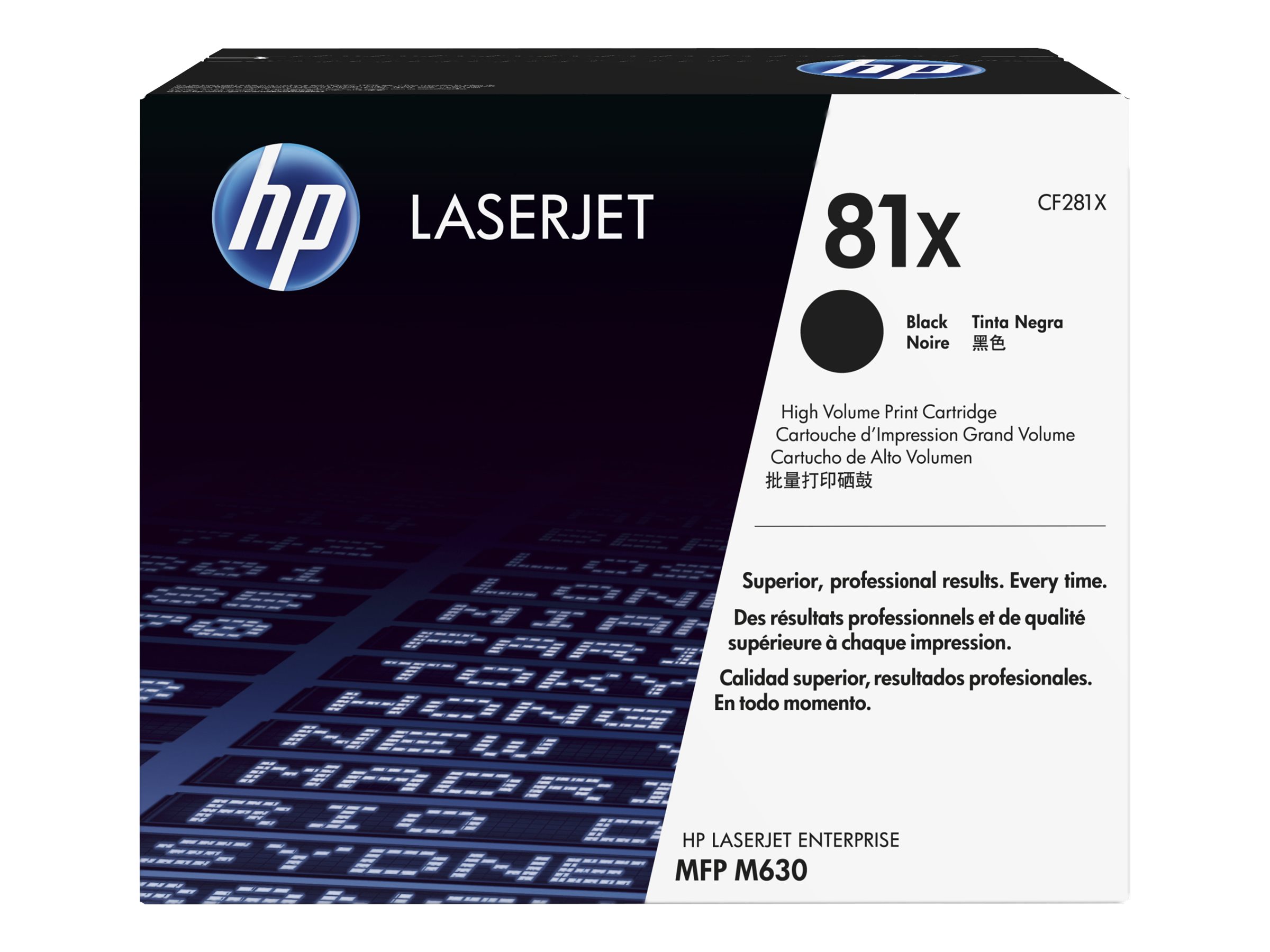HP 81X (CF281X) schwarz Tonerkartusche HP 81X (CF281X) schwarz Tonerkartusche