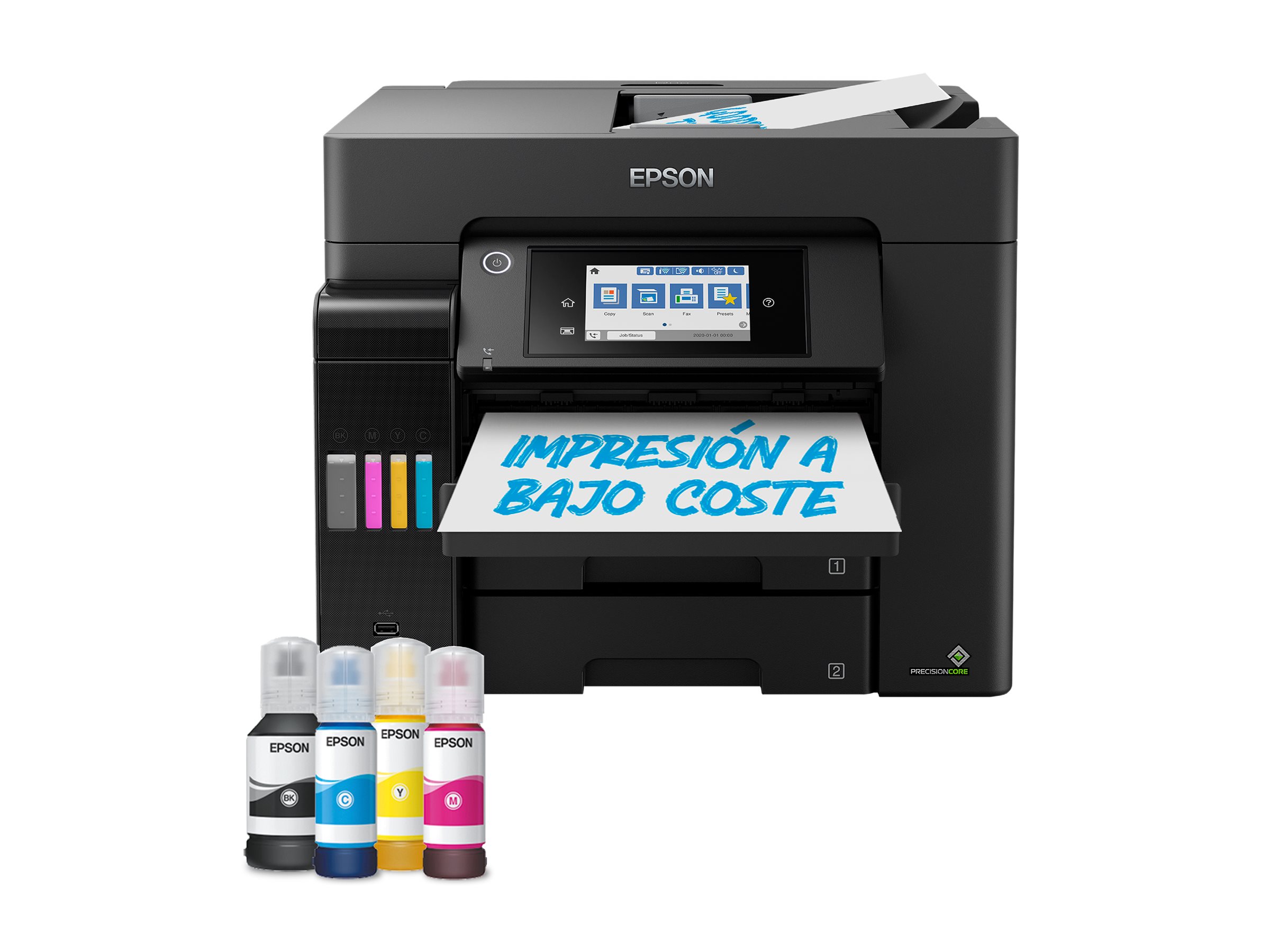 EPSON EcoTank ET-5850 4 in 1 Tintenstrahl-Multifunktionsdrucker schwarz