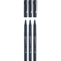 Schneider Pictus Fineliner-Set schwarz, 3 St.
