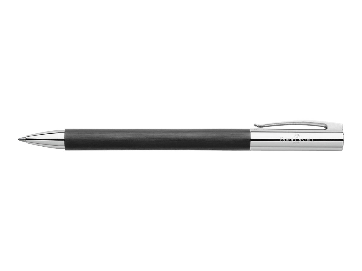 FABER-CASTELL Kugelschreiber AMBITION Edelharz schwarz, Schreibfarbe: schwarz, 1 St. FABER-CASTELL Kugelschreiber AMBITION Edelharz schwarz, Schreibfarbe: schwarz, 1 St.
