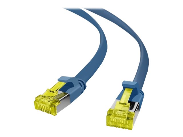 helos ultra slim Patchkabel S/FTP Cat 6A blau 5,0m helos ultra slim Patchkabel S/FTP Cat 6A blau 5,0m