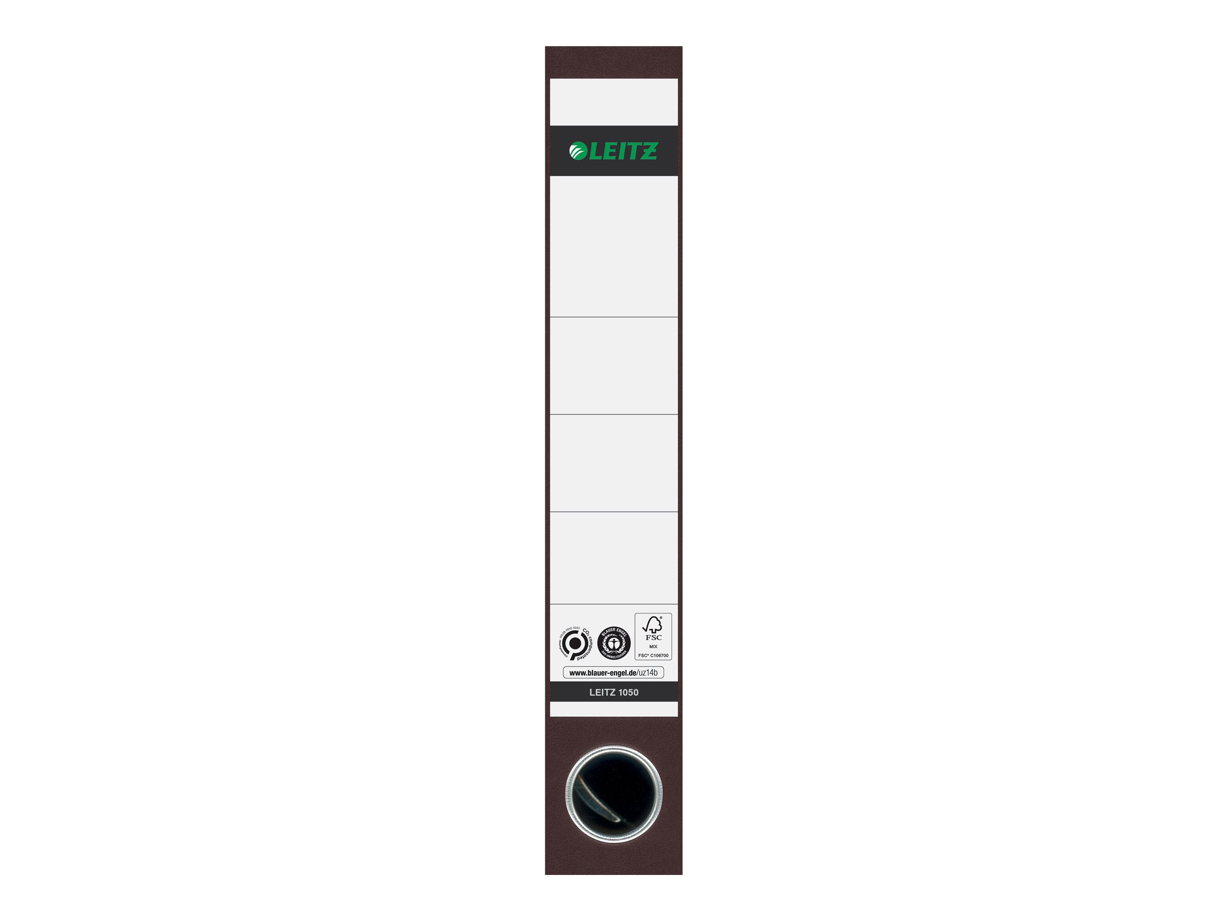 LEITZ 1050 Ordner braun marmoriert Karton 5,2 cm DIN A4