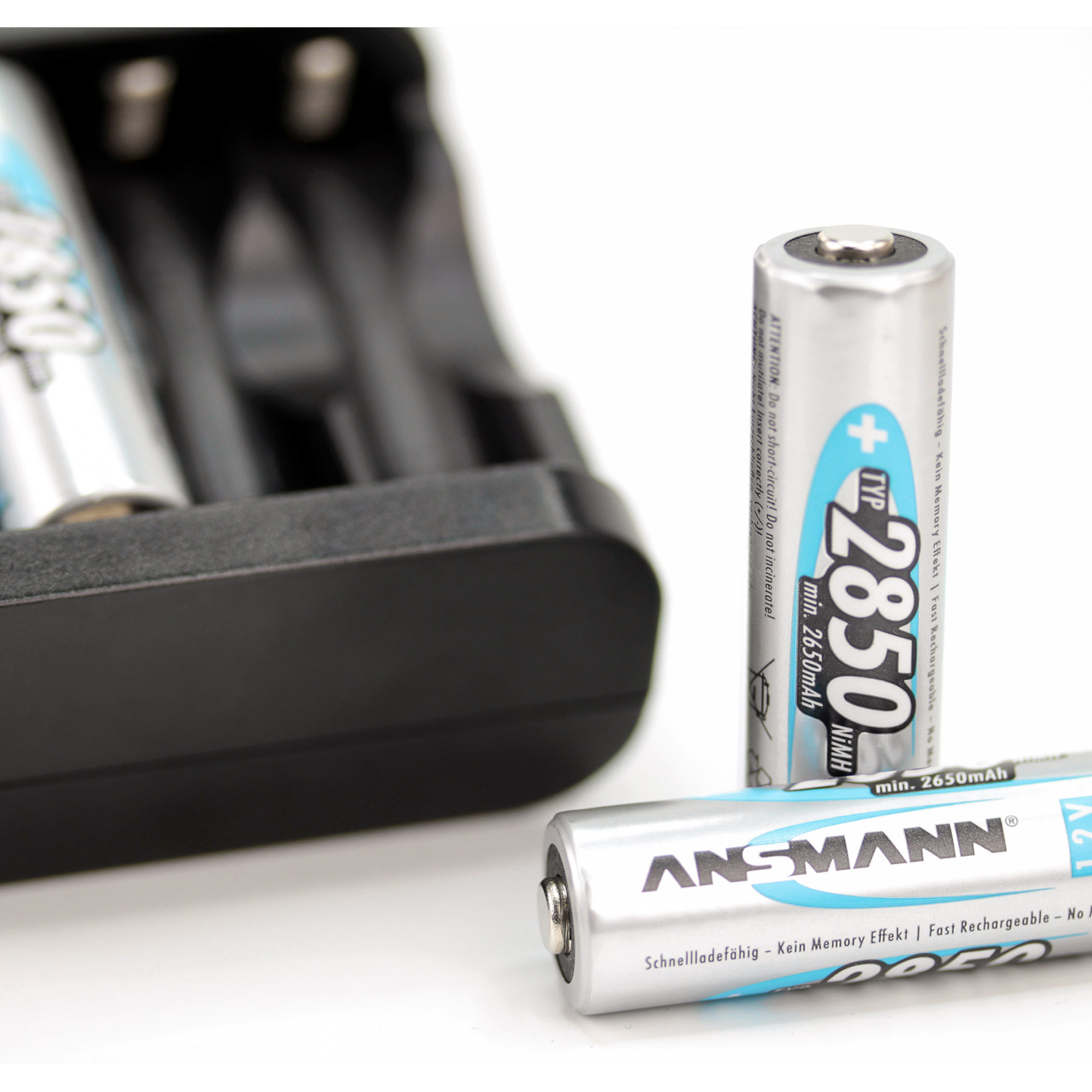 4 ANSMANN Akkus Mignon AA 2.650 mAh