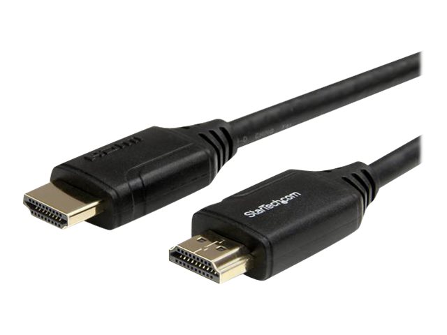 STARTECH.COM 2m 6 ft Premium High Speed HDMI Cable with Ethernet - 4K 60Hz - Premium Certified HDMI Cable - HDMI 2.0 - 30AWG