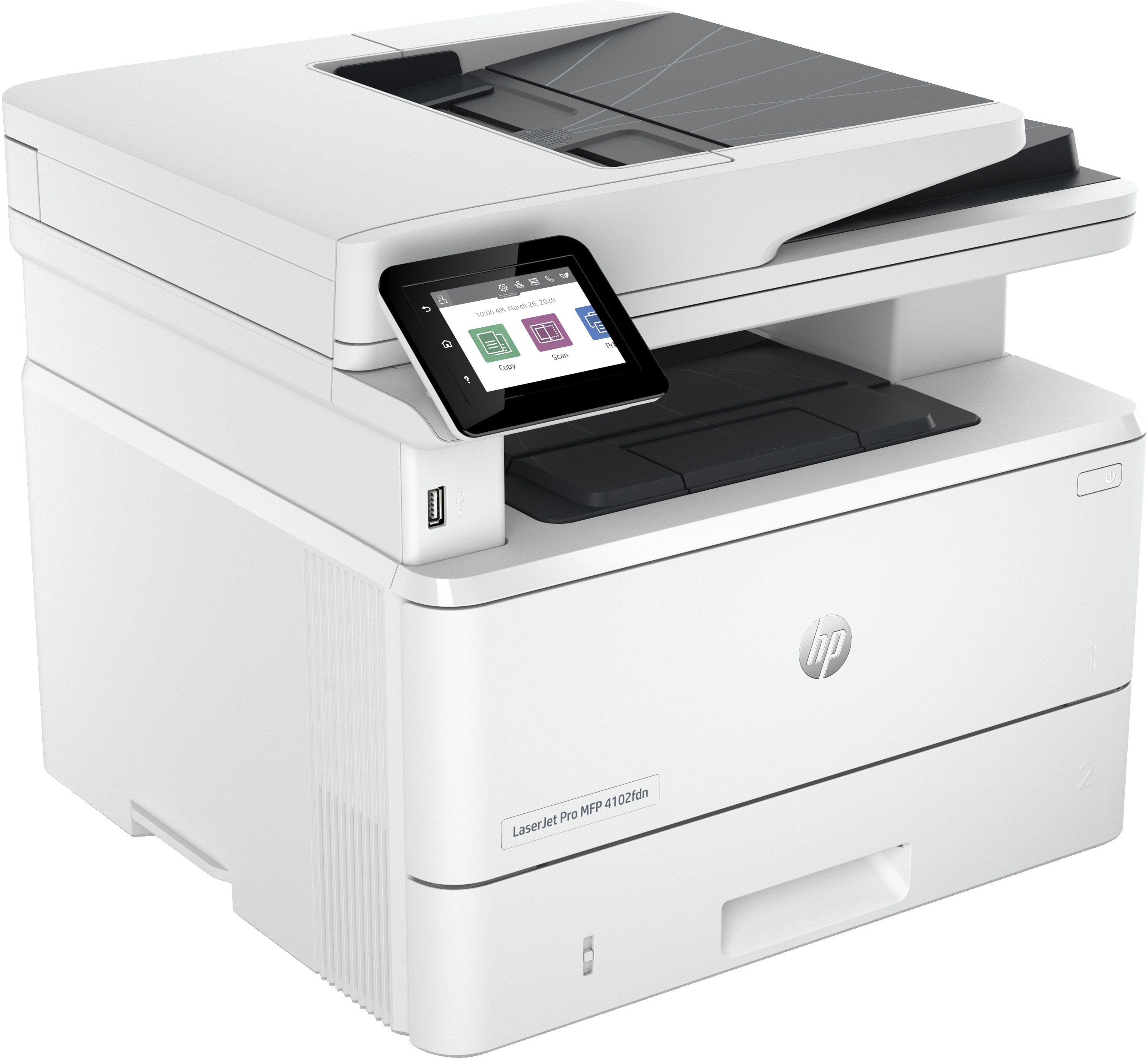 HP Laserjet Pro MFP 4102fdn 4 in 1 LaserMultifunktionsdrucker weiß