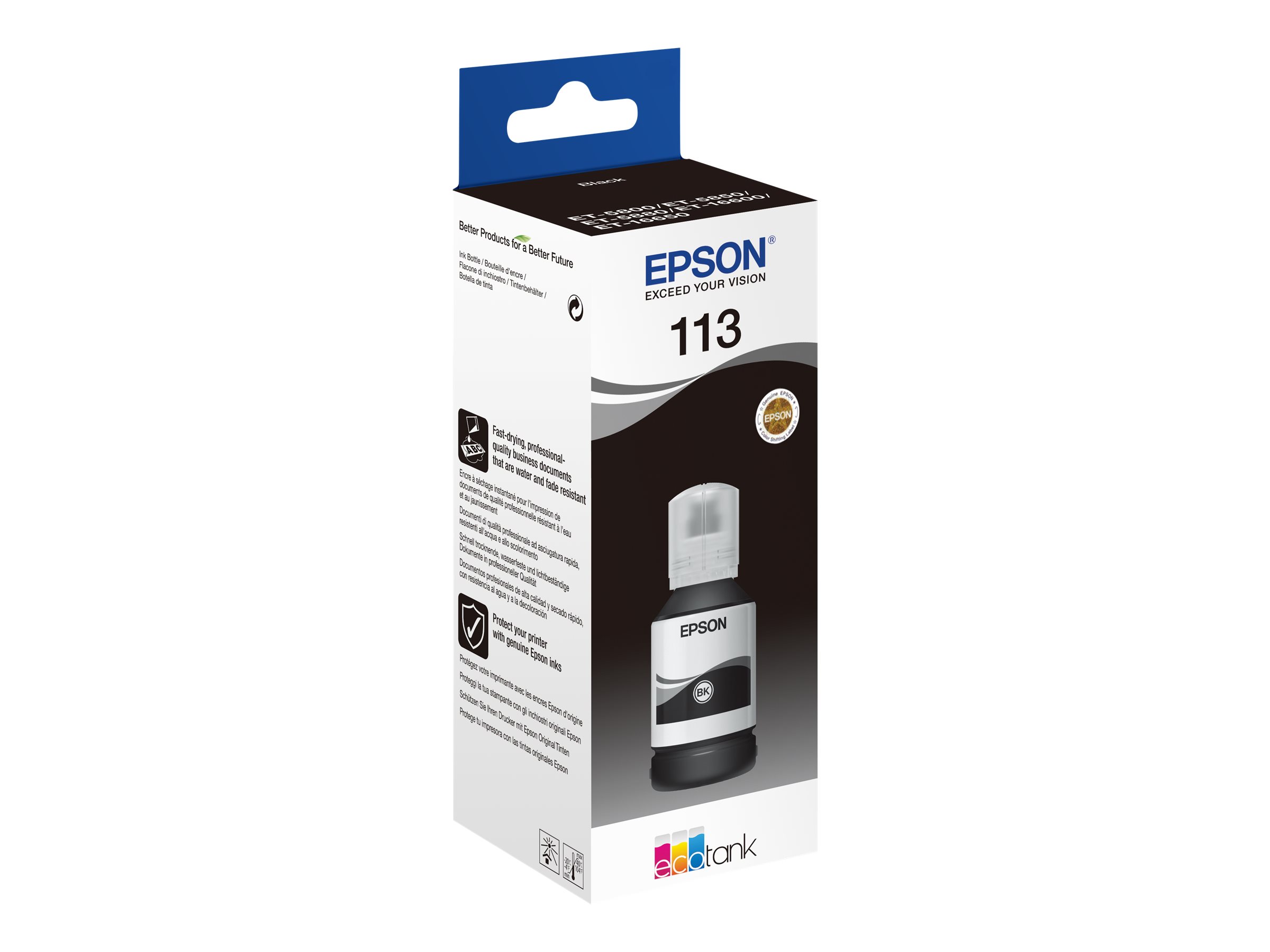 EPSON 113/T06B1 schwarz Tintenflasche EPSON 113/T06B1 schwarz Tintenflasche