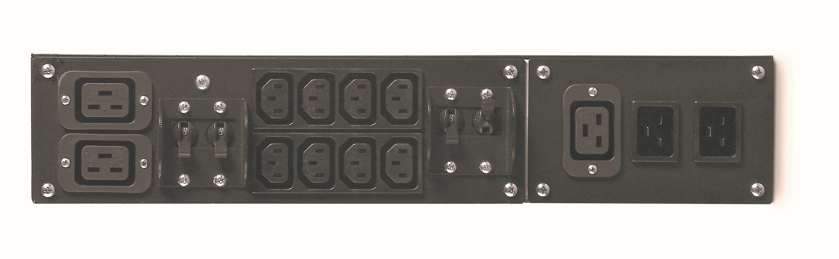 APC Service Bypass Panel Bypass switch rackmountable AC 230V output connectors 10 2U 19 Black