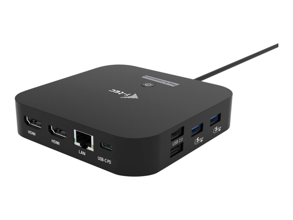 ITEC USBC Dual HDMI DS 2x HDMI 1x GLAN 2x USBA 32 2x USB 20 1x USBC Gen2 1x USBC Gen1 1x AudioMic Jack 1x 100W USBC PD
