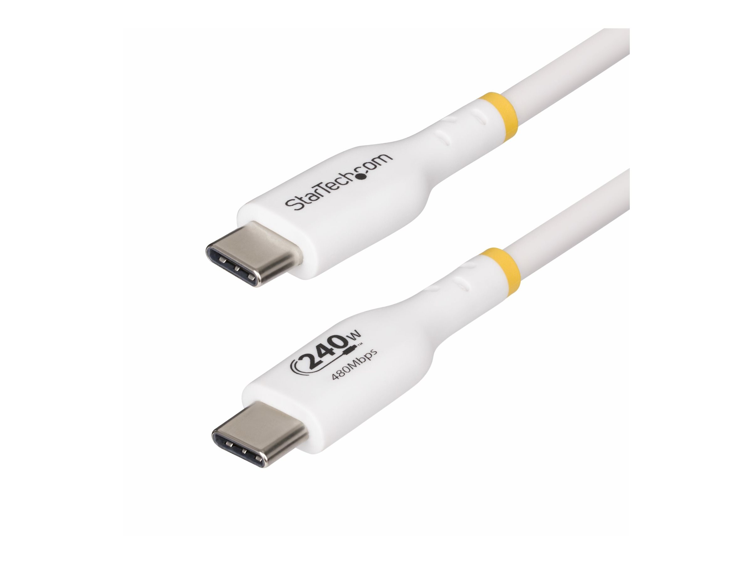 STARTECH.COM 1m Weisses USB-C Ladekabel USB-IF zertifiziert USB C Schnellladekabel 240W PD EPR USB C 2.0 Laptop-Ladekabel STARTECH.COM 1m Weisses USB-C Ladekabel USB-IF zertifiziert USB C Schnellladekabel 240W PD EPR USB C 2.0 Laptop-Ladekabel