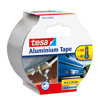 tesa Aluminium Tape Dichtungsband silber 48,0 mm x 10,0 m 1 Rolle tesa Aluminium Tape Dichtungsband silber 48,0 mm x 10,0 m 1 Rolle