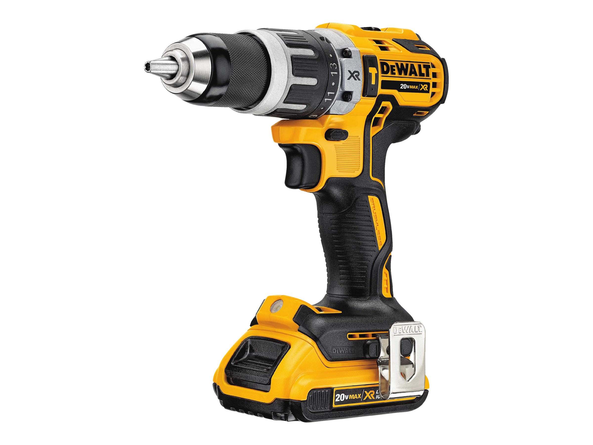 DeWALT DCD796D2 AkkuSchlagbohrschrauberSet 18,0 V, mit 2 Akkus