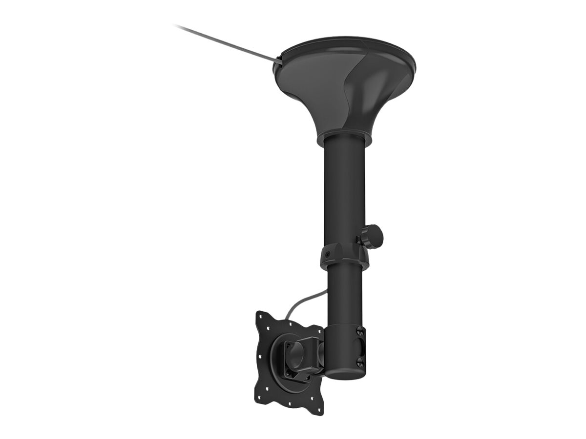 NEOMOUNTS FPMA-C025BLACK Ceiling Mount fuer Flatscreens 25,4-76,2cm 10-30Zoll 1 pivot max 12kg VESA 75x75 or 100x100mm sch