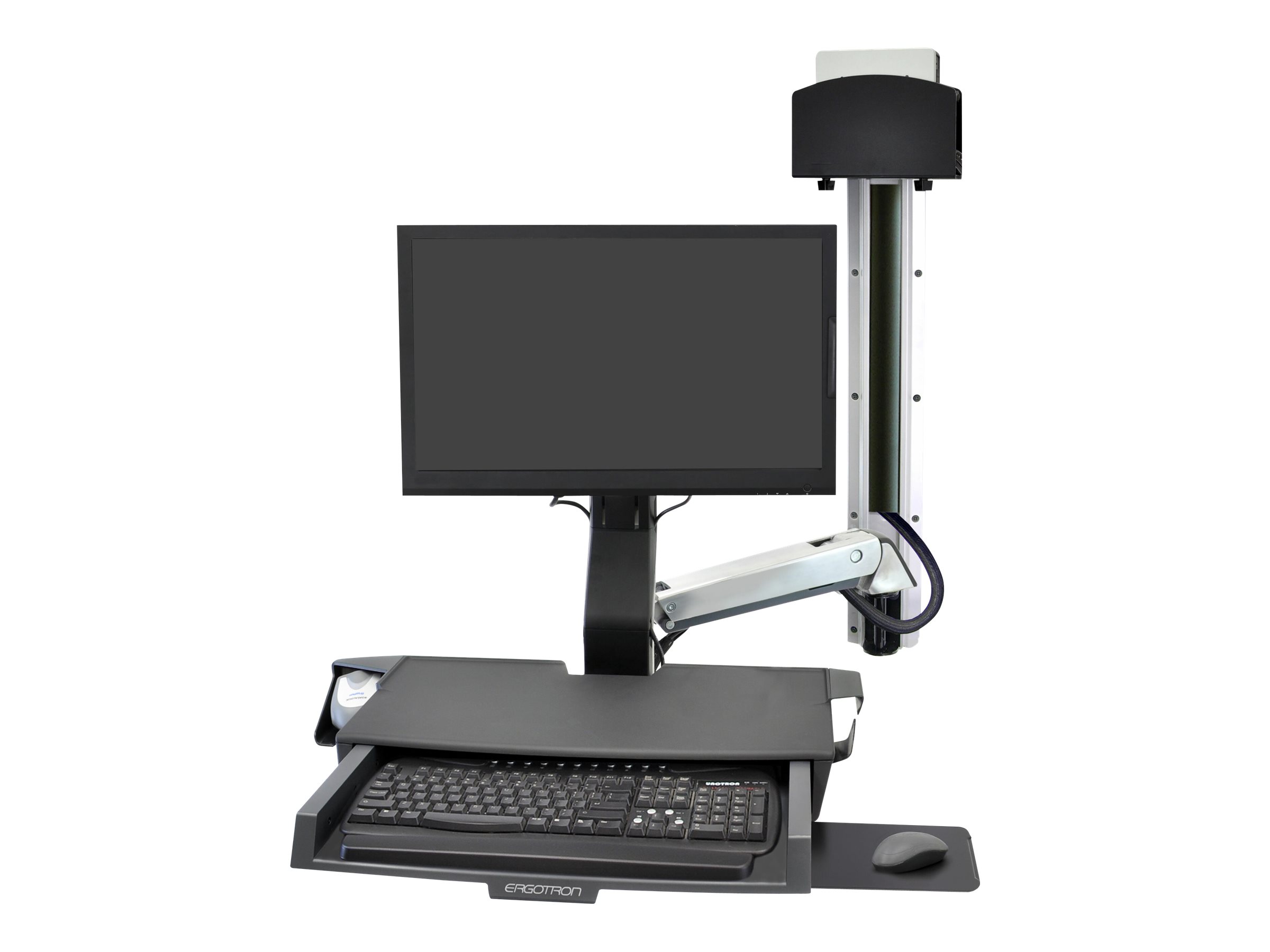 Ergotron StyleView Sit-Stand Combo LCD bis 61 cm 24 Zoll Wandmontage