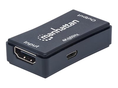 MANHATTAN HDMI Repeater Signalverstaerker verlaengert 4K-Video und Audio verlustfrei bis zu 40 m MANHATTAN HDMI Repeater Signalverstaerker verlaengert 4K-Video und Audio verlustfrei bis zu 40 m