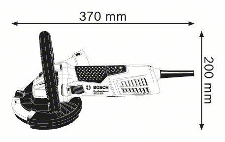 BOSCH Professional GBR 15 CAG Betonschleifer 1500 W