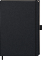 BRUNNEN Notizbuch KOMPAGNON DIN A4 liniert, schwarz Hardcover 192 Seiten BRUNNEN Notizbuch KOMPAGNON DIN A4 liniert, schwarz Hardcover 192 Seiten
