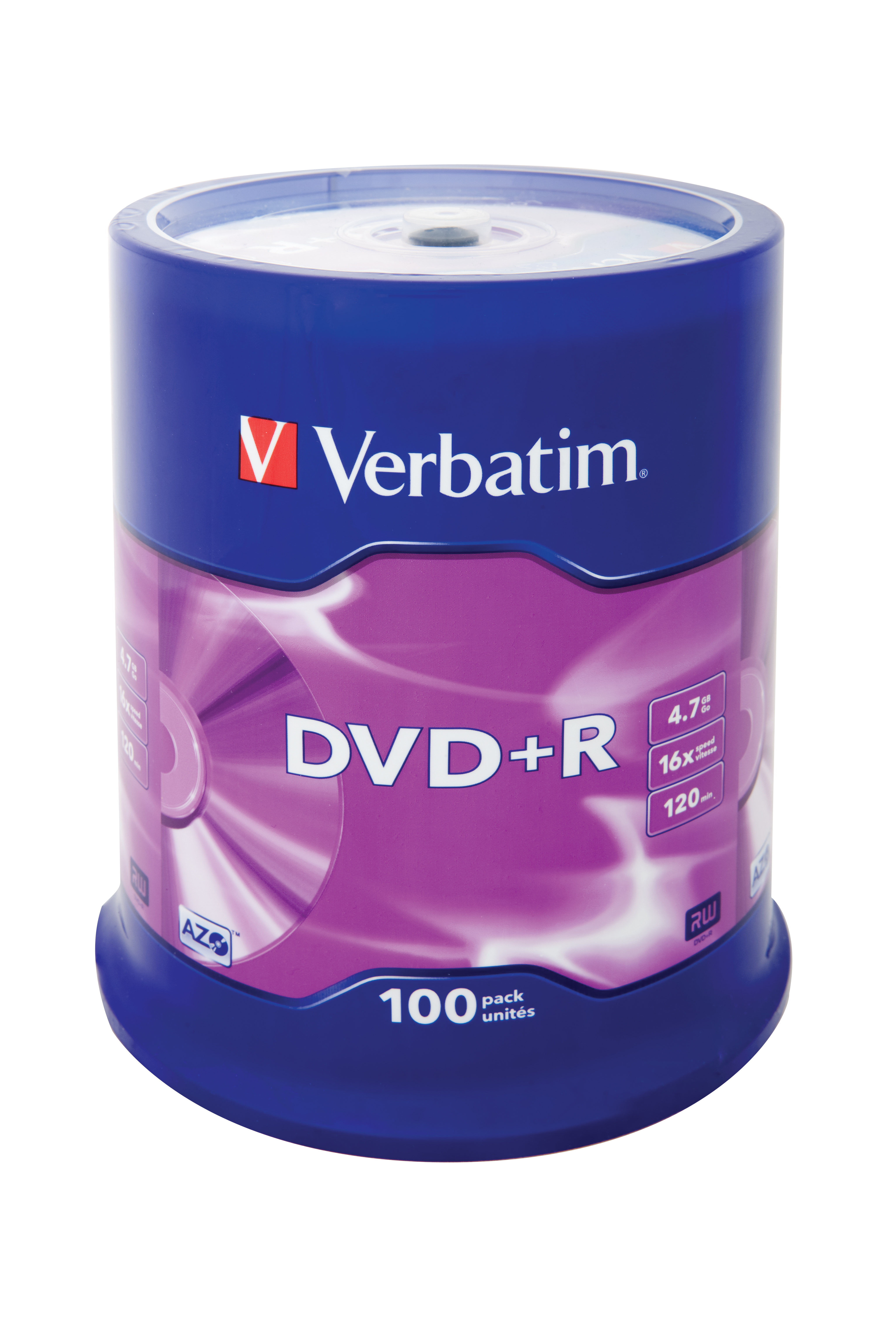 VERBATIM DVDR 47GB 16x 100 SP