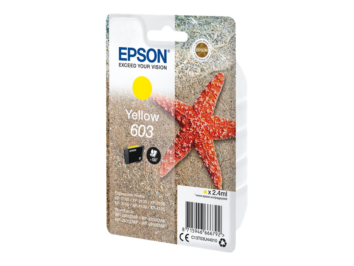 EPSON 1LB Singlepack Yellow 603 Ink w/s EPSON 1LB Singlepack Yellow 603 Ink w/s