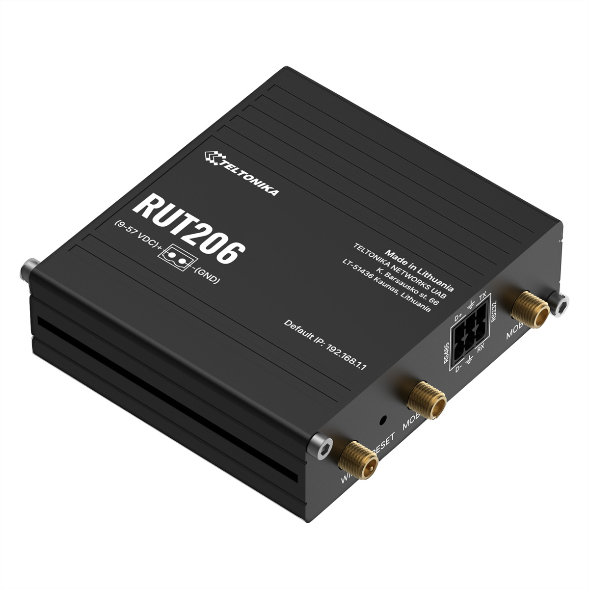 TELTONIKA NETWORKS RUT206 Industrial 4G Router TELTONIKA NETWORKS RUT206 Industrial 4G Router