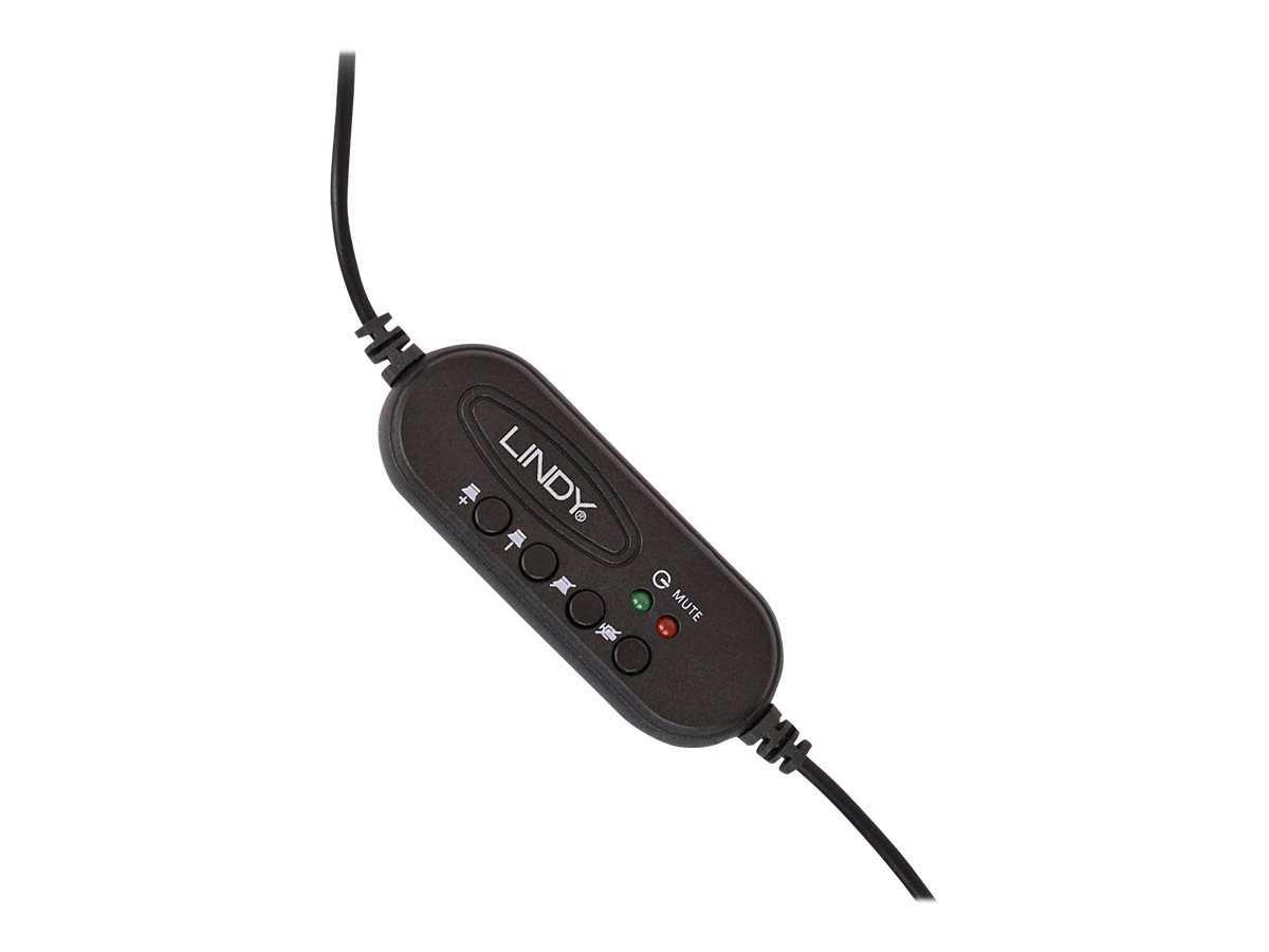 LINDY USB Stereo Headset mit Mikrofon LINDY USB Stereo Headset mit Mikrofon