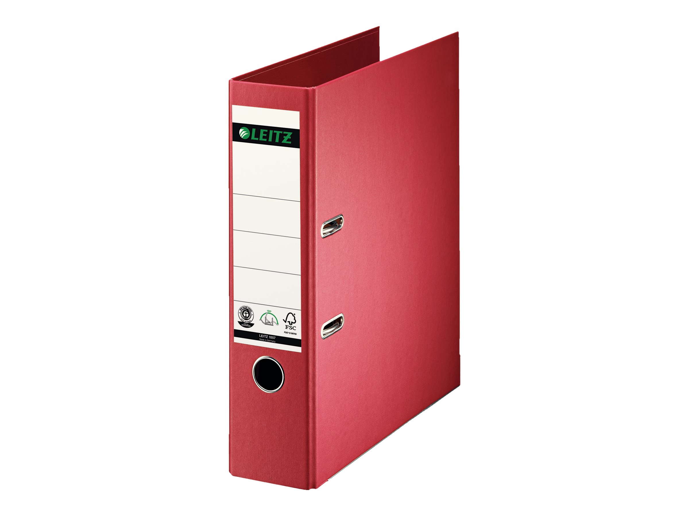 LEITZ 1007 Ordner rot Karton 8,0 cm DIN A4