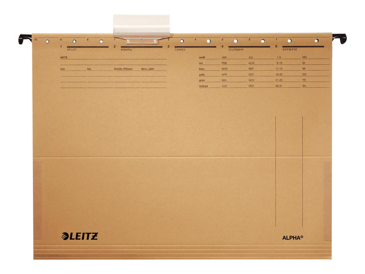 25 LEITZ Haengetaschen ALPHA® 1916 naturbraun 25 LEITZ Haengetaschen ALPHA® 1916 naturbraun