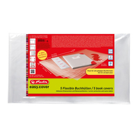5 herlitz Buchumschlaege transparent DIN A4 5 herlitz Buchumschlaege transparent DIN A4