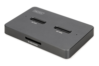 DIGITUS Docking USB-C->NVMe SSD SATA SSD SD