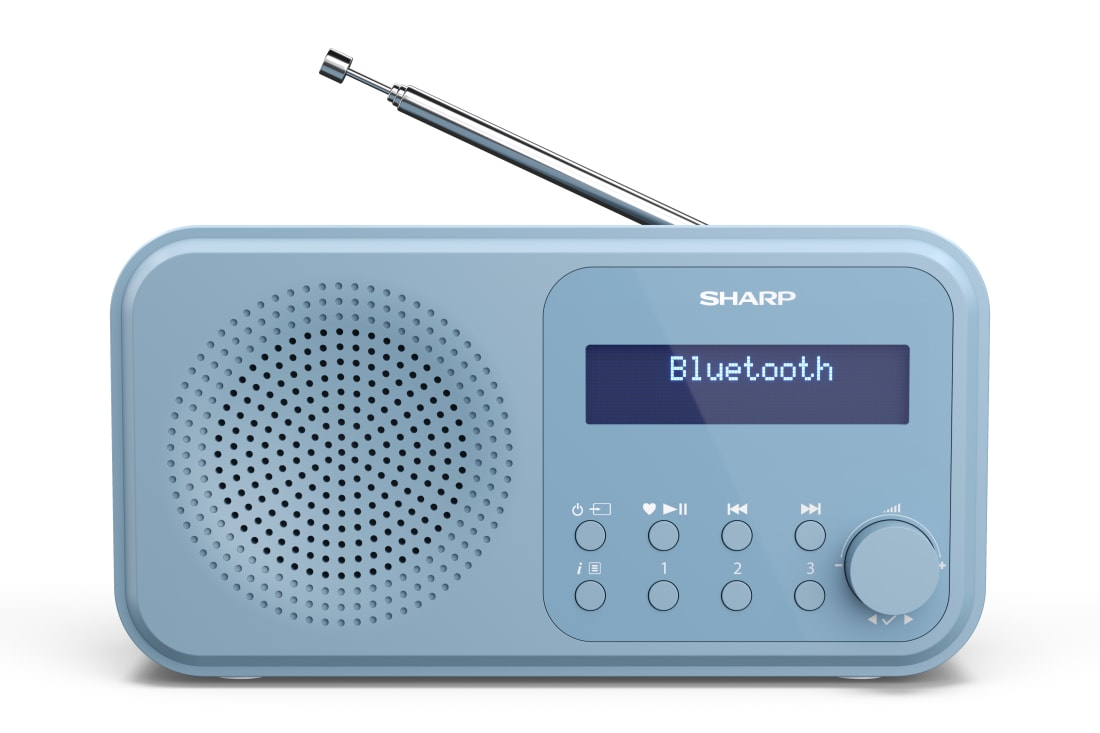 Sharp DRP420 DABBT Radio blau