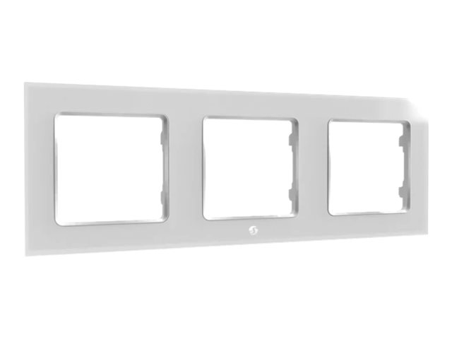 Shelly WF3 - Wall Frame 3 - Wandtaster Rahmen 3-fach - Weiss Shelly WF3 - Wall Frame 3 - Wandtaster Rahmen 3-fach - Weiss