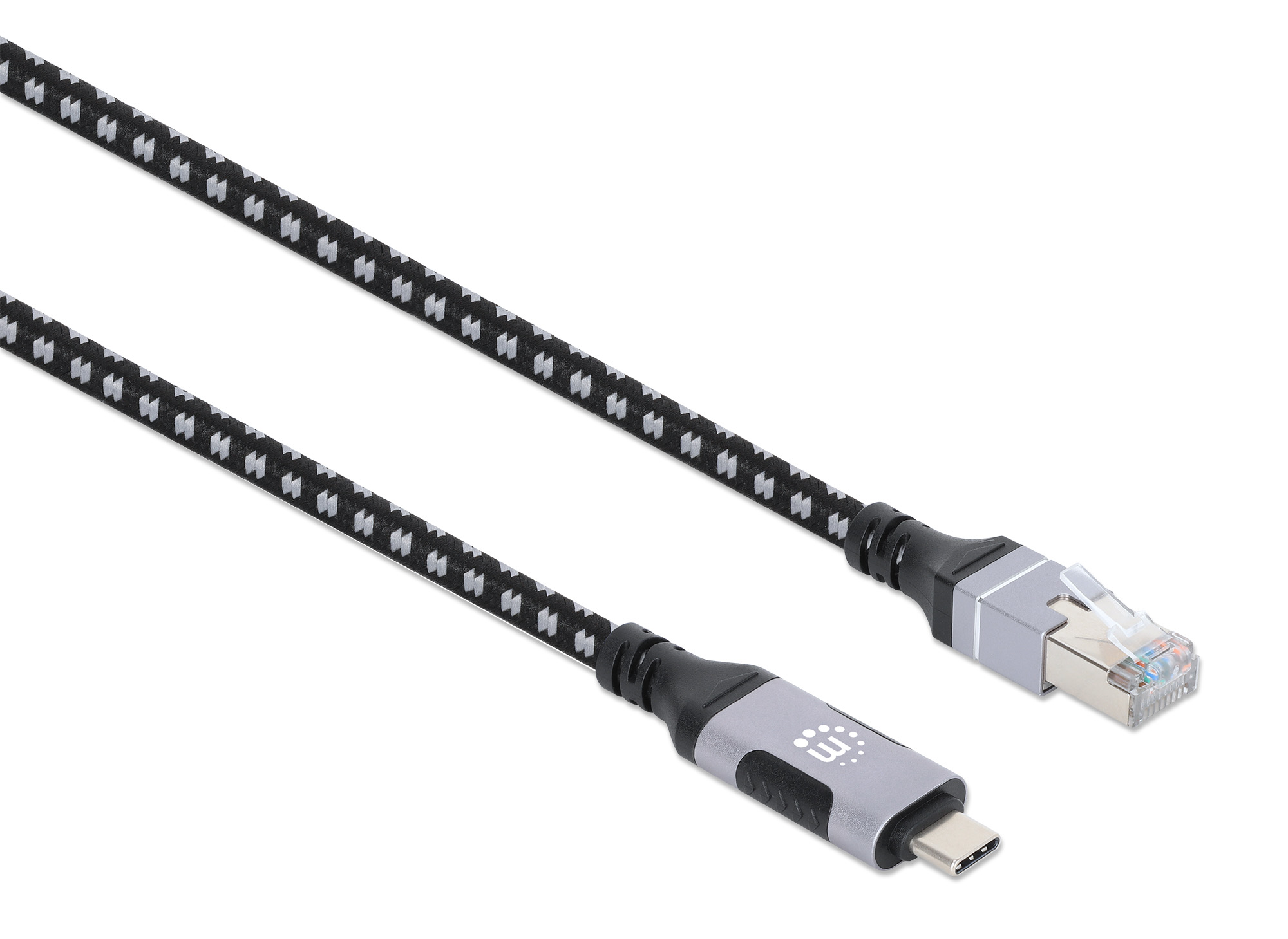 Manhattan Netzwerkkabel USB‑C Gigabit Ethernet 2 m