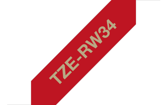TZERW34 BROTHER PT Schriftband 12mm gold