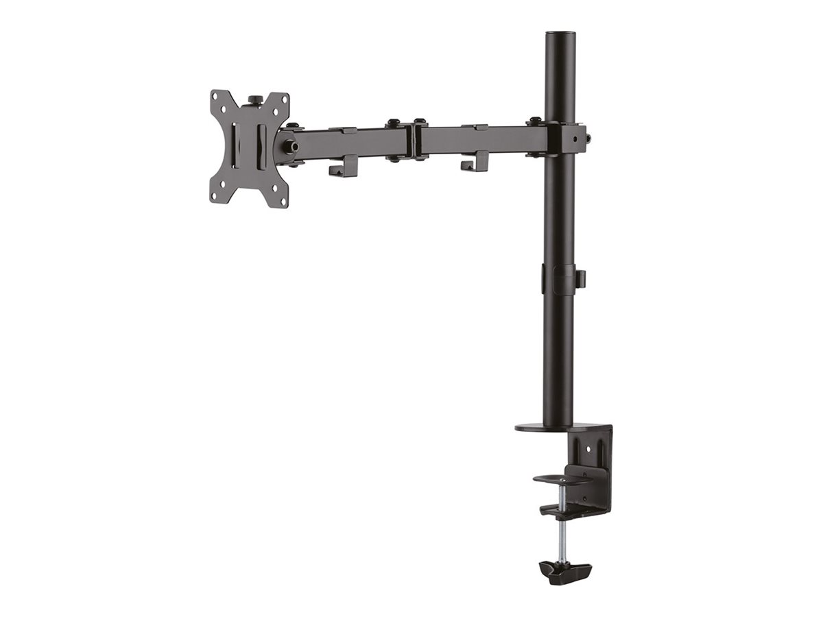 NEOMOUNTS Monitor Desk Mount Tischhalterung 25,4-81,3cm 10-32Zoll Klemme/Durchführung VESA75-100 Volle Bewegung schwarz