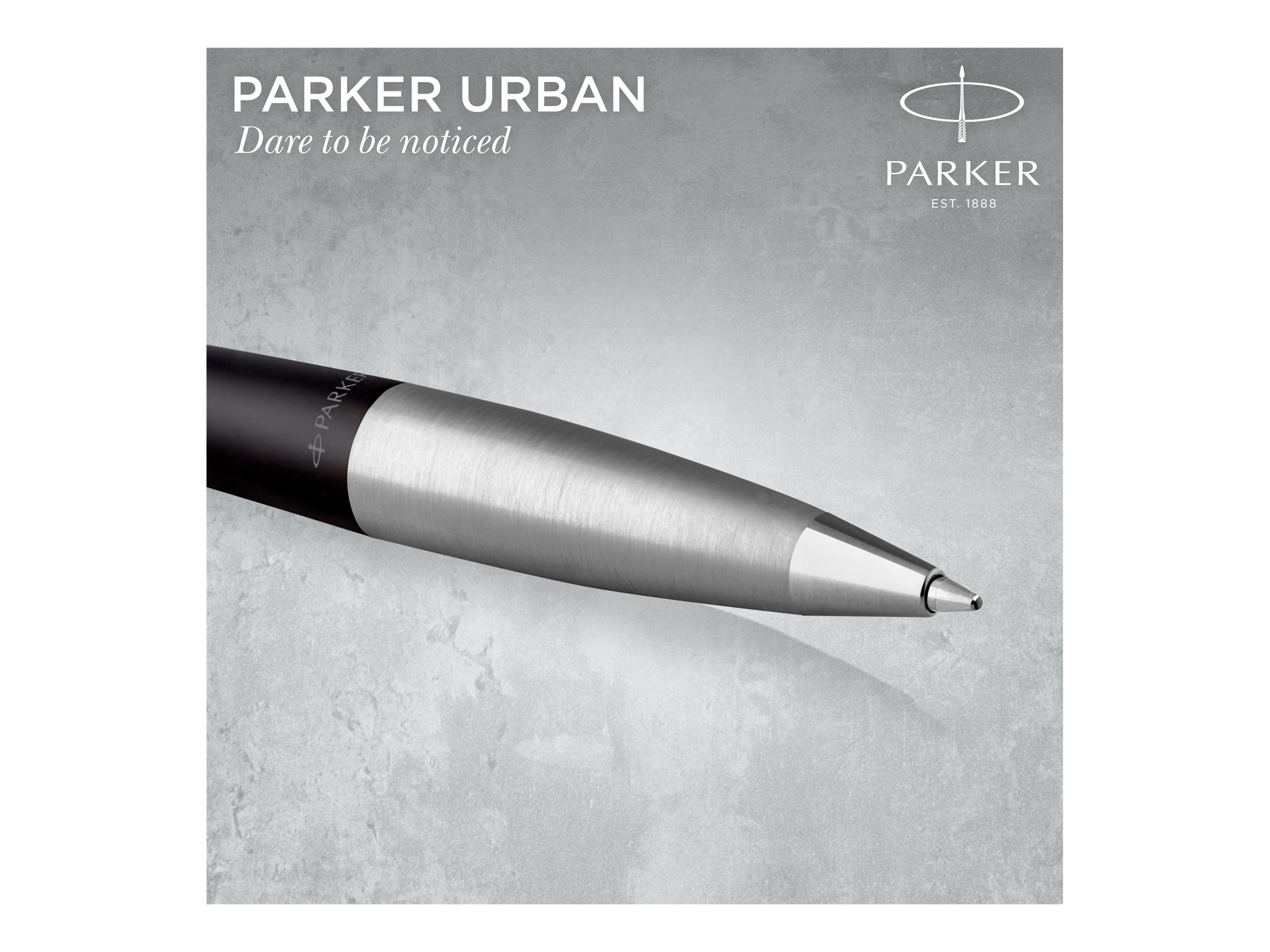 PARKER Kugelschreiber schwarz/silber, Schreibfarbe: blau, 1 St. PARKER Kugelschreiber schwarz/silber, Schreibfarbe: blau, 1 St.