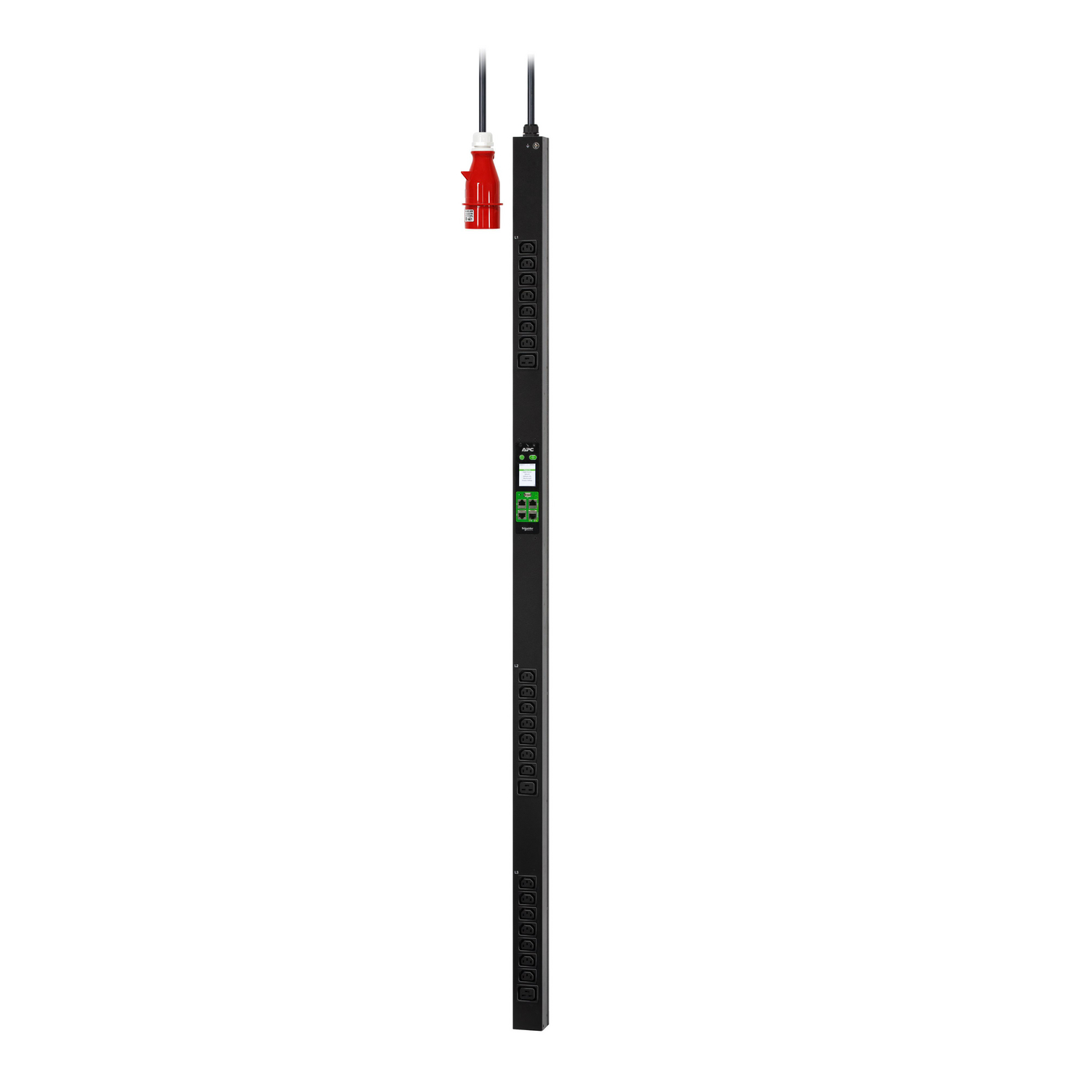 APC Easy PDU Metered Zero U 11 kW 230V 21 C13 3 C19 IEC309